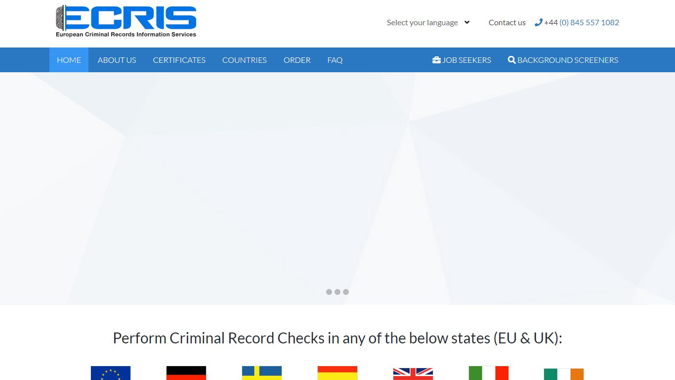 European Criminal Record Check - Now made easy!
